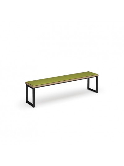 DAMS Otto benching solution low bench 1650mm wide with upholstered seat pad