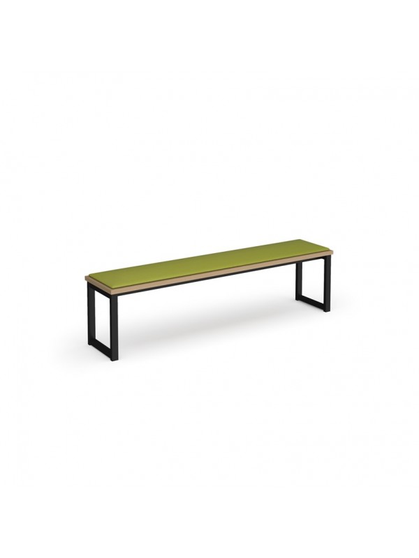 DAMS Otto benching solution low bench 1650mm wide with upholstered seat pad