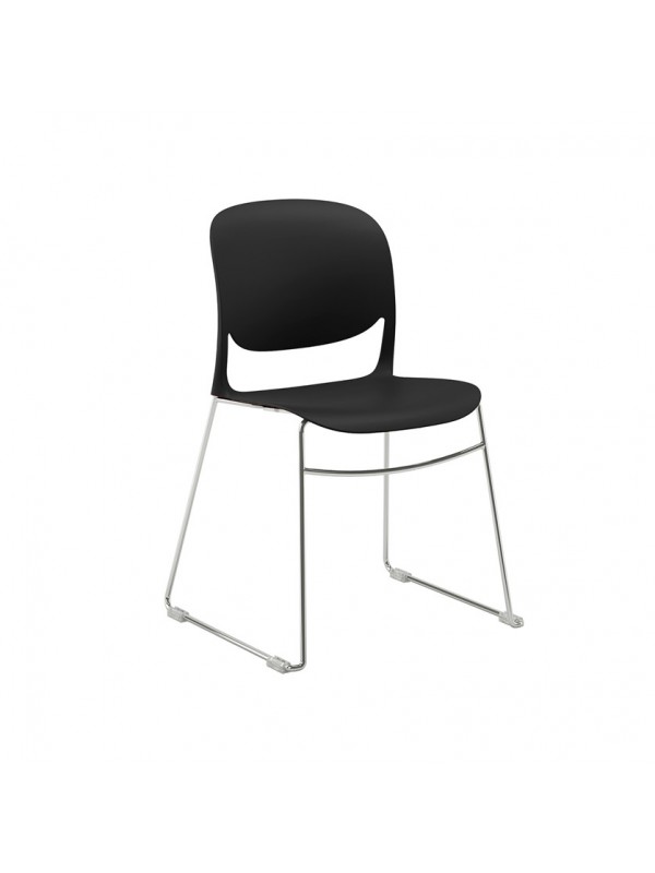 DAMS Verve multi-purpose chair with chrome sled frame