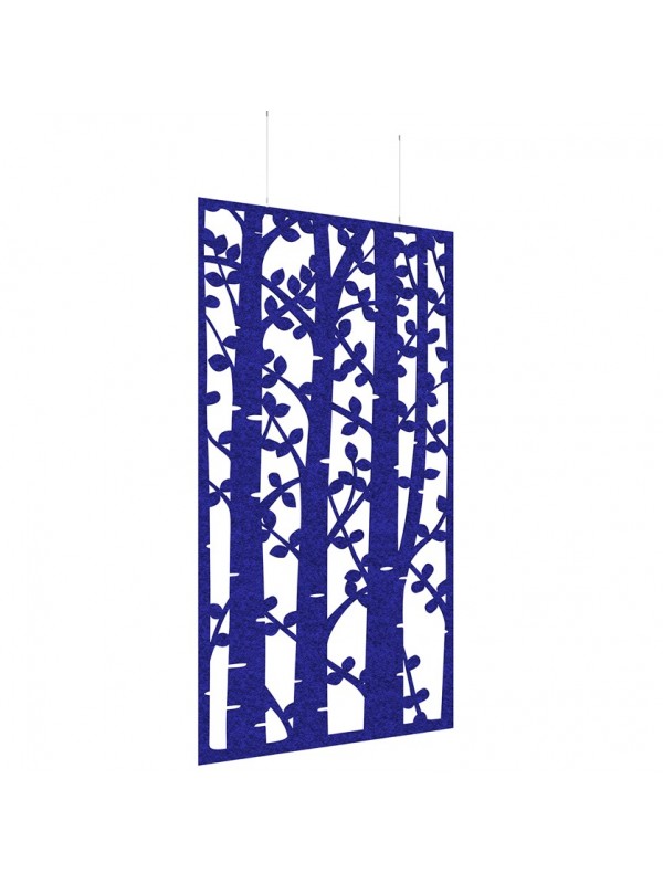 DAMS Piano Chords acoustic patterned hanging screens 2400 x 1200mm with hanging wires and hooks - Ebony