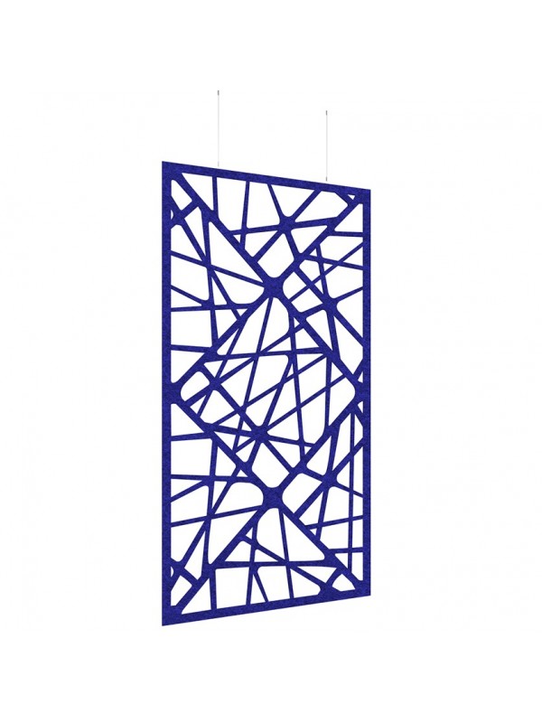 DAMS Piano Chords acoustic patterned hanging screens 2400 x 1200mm with hanging wires and hooks - Shatter