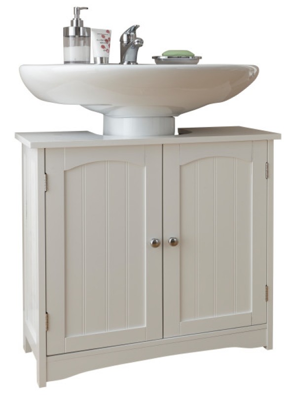 GFW Colonial Underbasin Bathroom Cupboard in White
