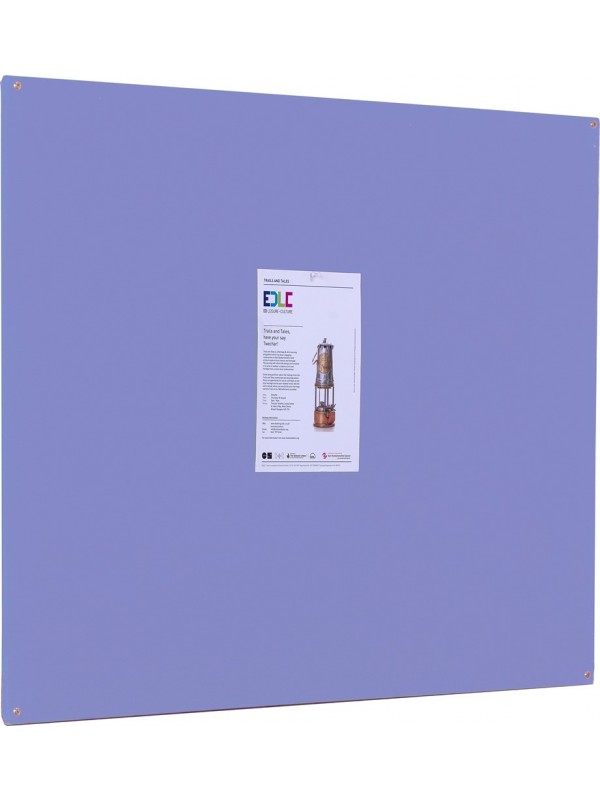 Spaceright Accents FlameShield Unframed Noticeboard - Multiple Size and Colour Options