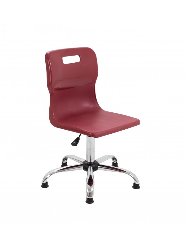 Titan Swivel Senior Chair - 435-525mm Seat Height with Glides