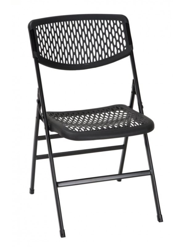 Cosco Comfort XL Heavy Duty Folding Chair Pack of 2 or 4 Black or white