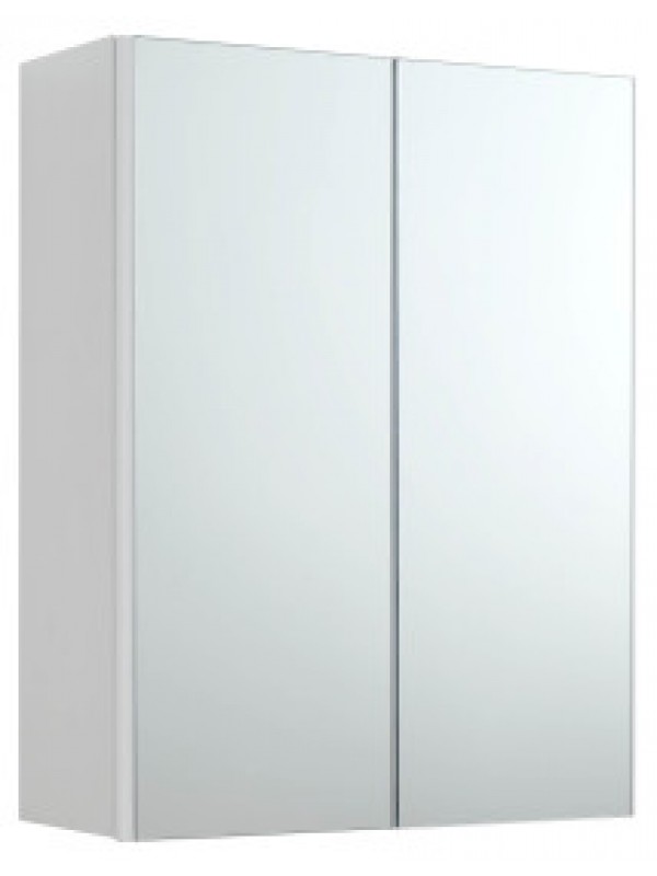 gfw Moritz 2 door Mirrored  bathroom Cupboard in White