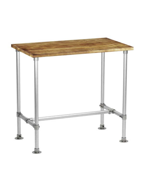 ZAP Industrial style Rectangular Scaffold Poseur Table