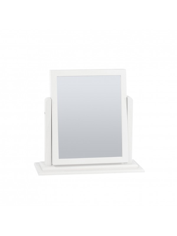 Core Nairn single mirror, white finish 