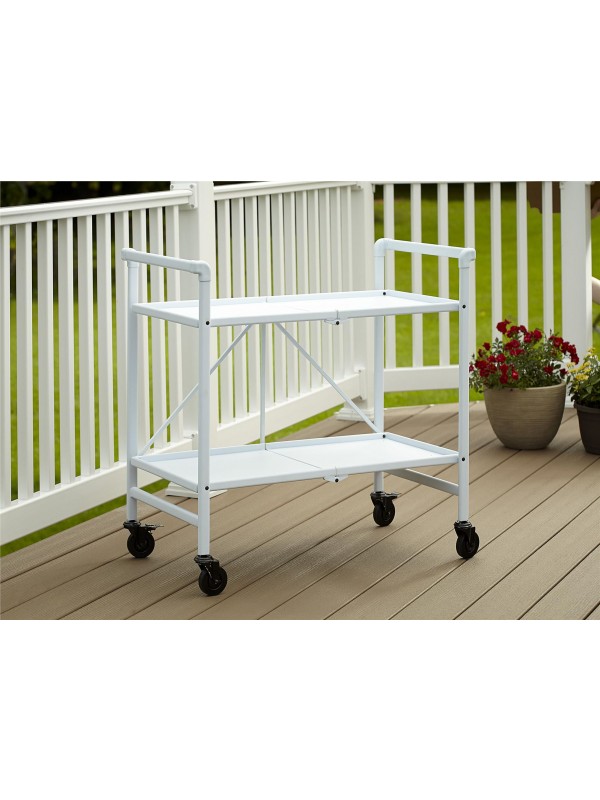 Cosco Intellifit Indoor or Outdoor Serving trolley cart - in White