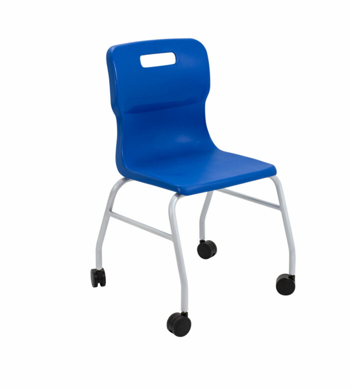 Titan Move 4 Leg Chair With Castors-1539
