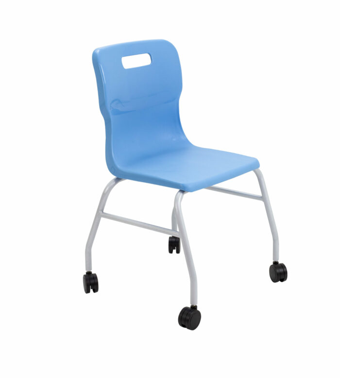 Titan Move 4 Leg Chair With Castors-1536