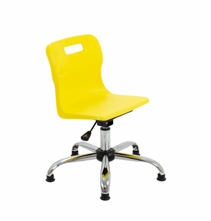 Titan Swivel Senior Chair - 435-525mm Seat Height with Glides-1445