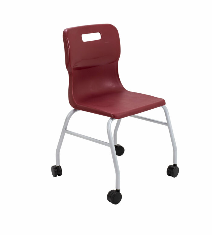 Titan Move 4 Leg Chair With Castors-1538