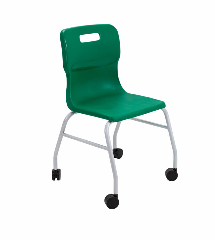 Titan Move 4 Leg Chair With Castors-1537
