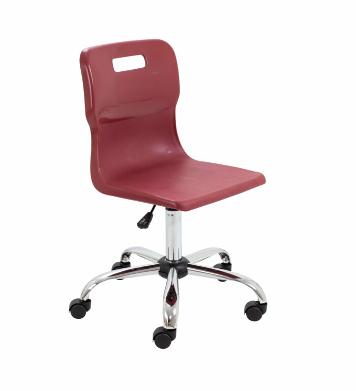 Titan Swivel Senior Chair - 435-525mm Seat Height with castors-1455