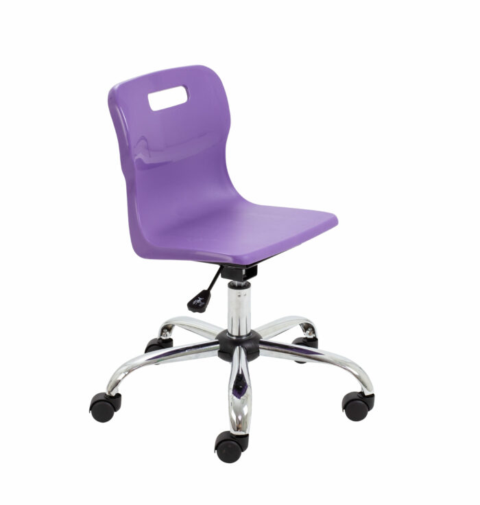 Titan Swivel Senior Chair - 435-525mm Seat Height with castors-1442