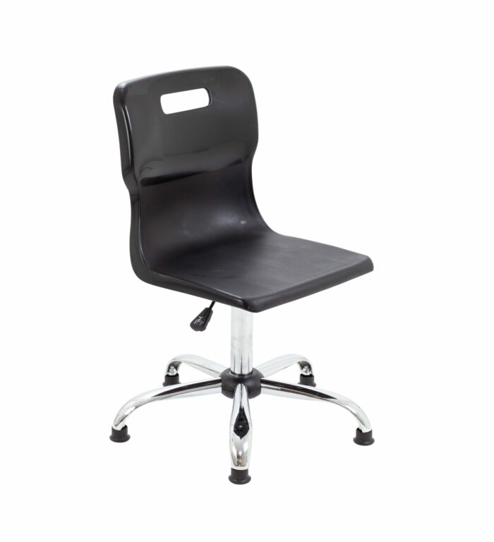 Titan Swivel Senior Chair - 435-525mm Seat Height with Glides-1458