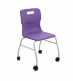 Titan Move 4 Leg Chair With Castors-1534