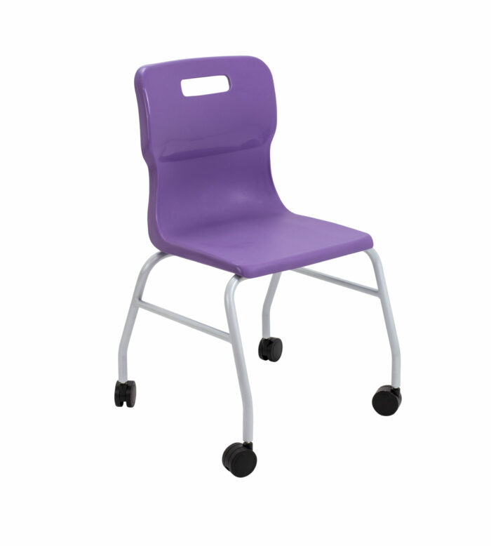 Titan Move 4 Leg Chair With Castors-1534