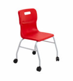 Titan Move 4 Leg Chair With Castors-1532