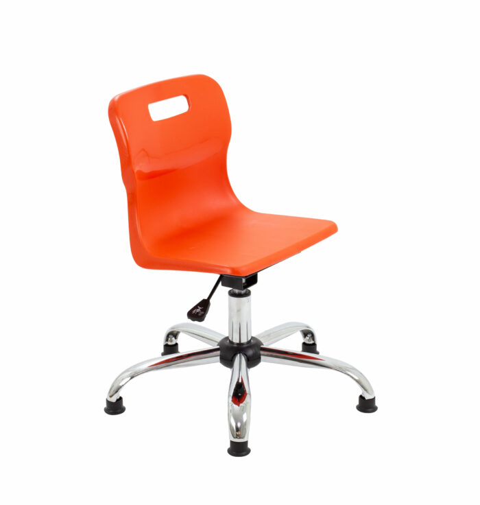 Titan Swivel Senior Chair - 435-525mm Seat Height with Glides-1450