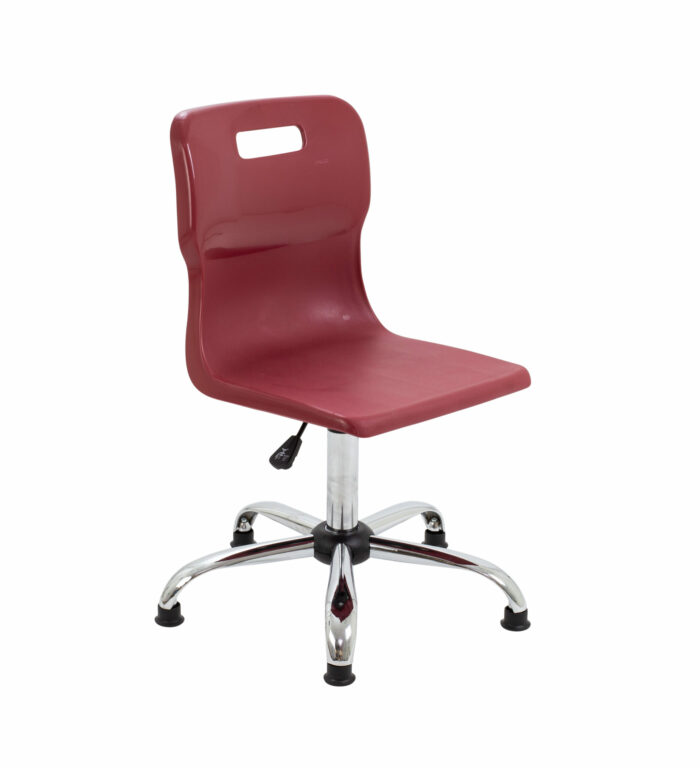 Titan Swivel Senior Chair - 435-525mm Seat Height with Glides-0