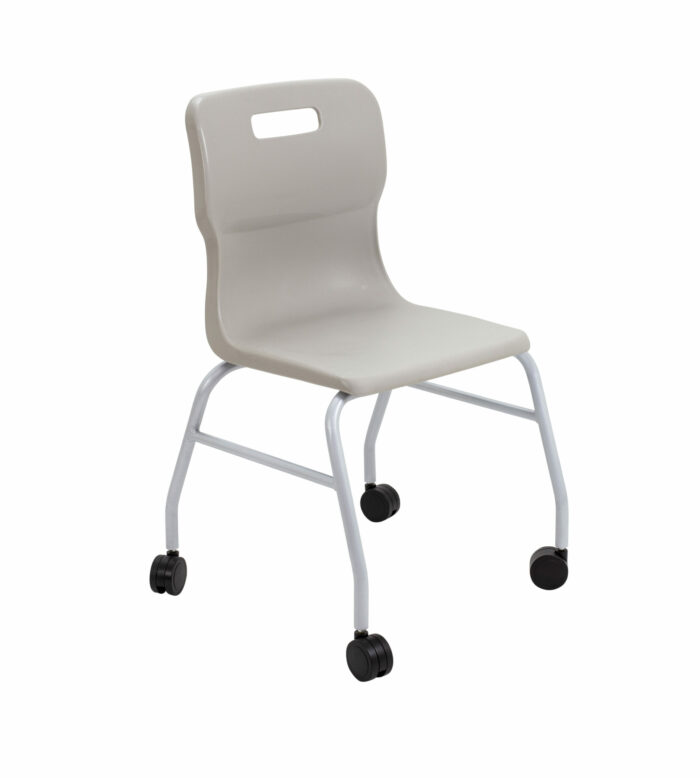 Titan Move 4 Leg Chair With Castors-1533