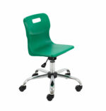 Titan Swivel Senior Chair - 435-525mm Seat Height with castors-1435
