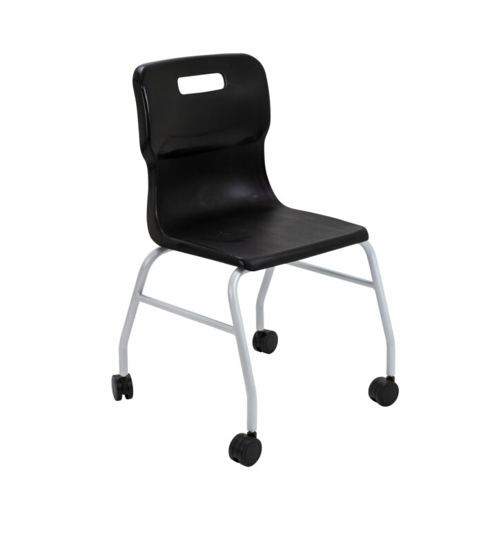 Titan Move 4 Leg Chair With Castors-1542
