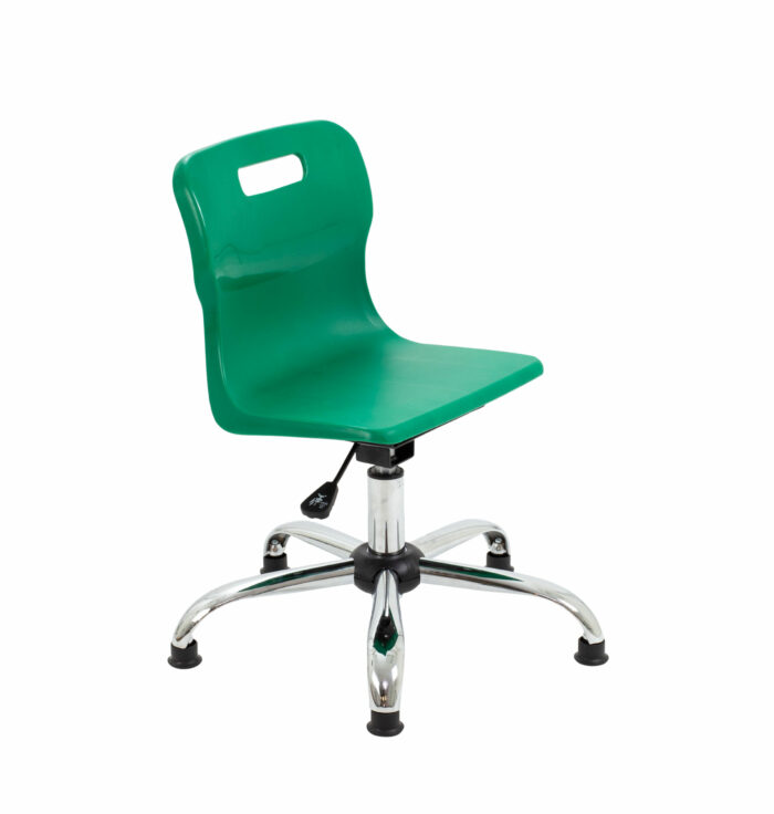 Titan Swivel Senior Chair - 435-525mm Seat Height with Glides-1447