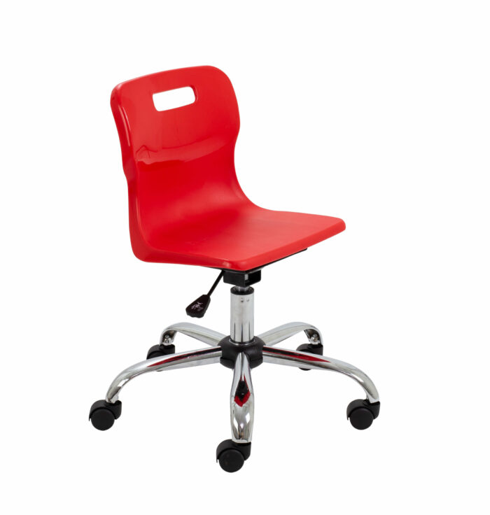 Titan Swivel Senior Chair - 435-525mm Seat Height with castors-1437