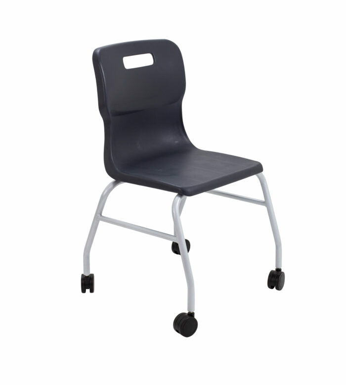 Titan Move 4 Leg Chair With Castors-1543
