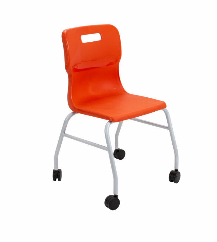 Titan Move 4 Leg Chair With Castors-1535