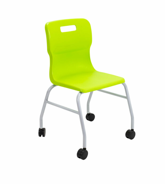 Titan Move 4 Leg Chair With Castors-1541