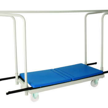 Titan Exam Desk Trolley - White-0