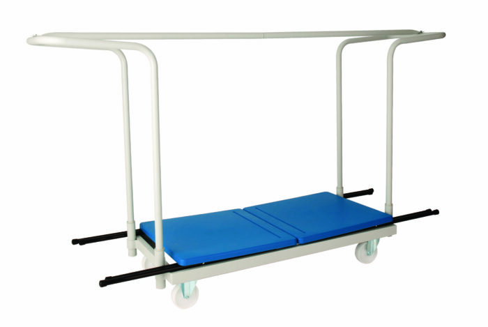 Titan Exam Desk Trolley - White-0