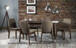 julian bowen kensington extending dining table walnut finish-853