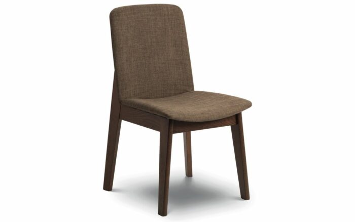 julian bowen kensington dining set - extendable table walnut finish-849