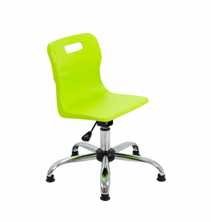 Titan Swivel Junior Chair - 365-435mm Seat Height with Glides-1522