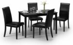 julian bowen Hudson Black Dining Set-0