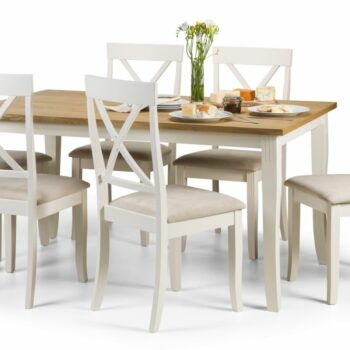 Julian Bowen Davenport Rectangular dining set - ( 4 or 6 chairs )-0