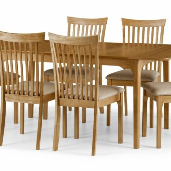 julian bowen Ibsen Extending Oak Dining Set - ( 4 or 6 chairs )-0