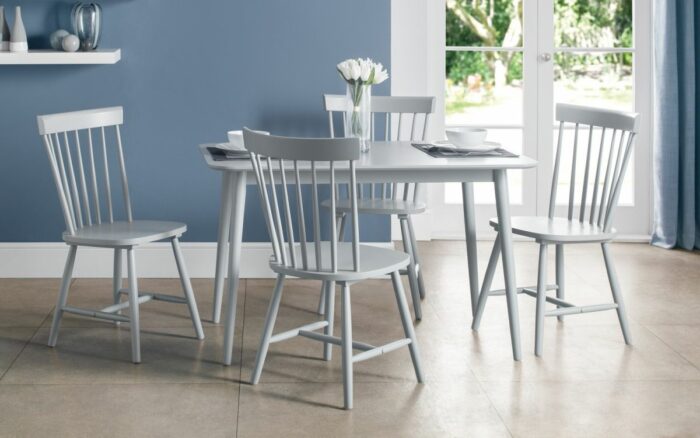 julian bowen Torino Lunar Grey Dining Set-1148