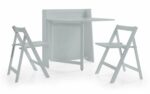 julian bowen Helsinki Hideaway Dining Set white or grey-0
