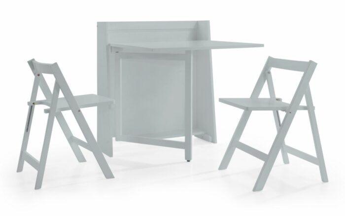 julian bowen Helsinki Hideaway Dining Set white or grey-0