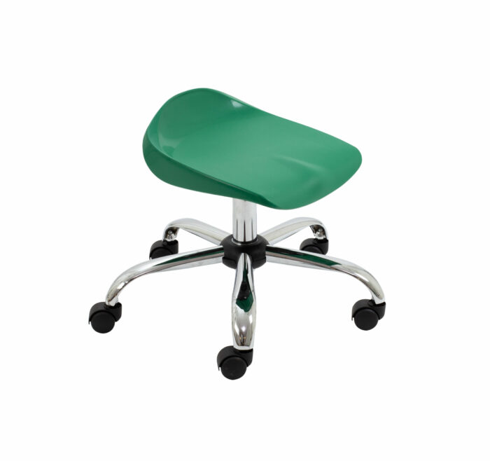 Titan Swivel Junior Stool - 405-475mm Seat Height with Castors-0