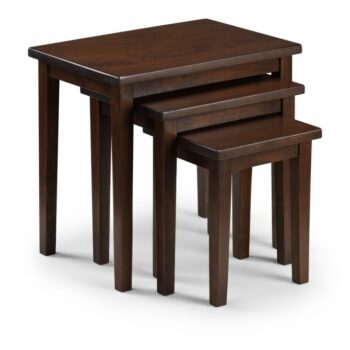 julian bowen Cleo nest of tables - Mahogany-0