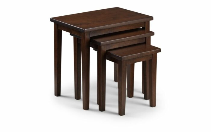 julian bowen Cleo nest of tables - Mahogany-0