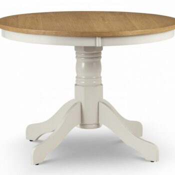 Julian Bowen Davenport round pedestal table-0