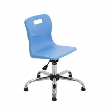 Titan Swivel Junior Chair - 365-435mm Seat Height with Glides-0